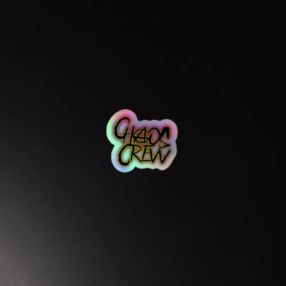 Chaos Crew Holographic Sticker product image (4)