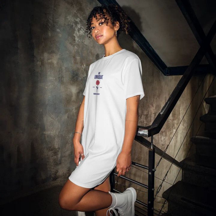 Rose of Individuality T-Shirt Dress product image (1)