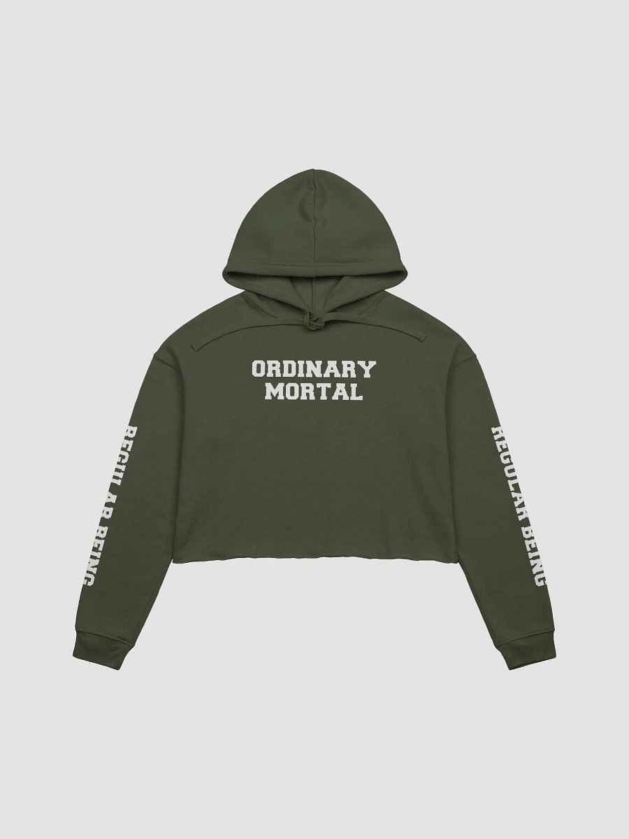 (2 sided) Ordinary Human fleece crop hoodie product image (2)