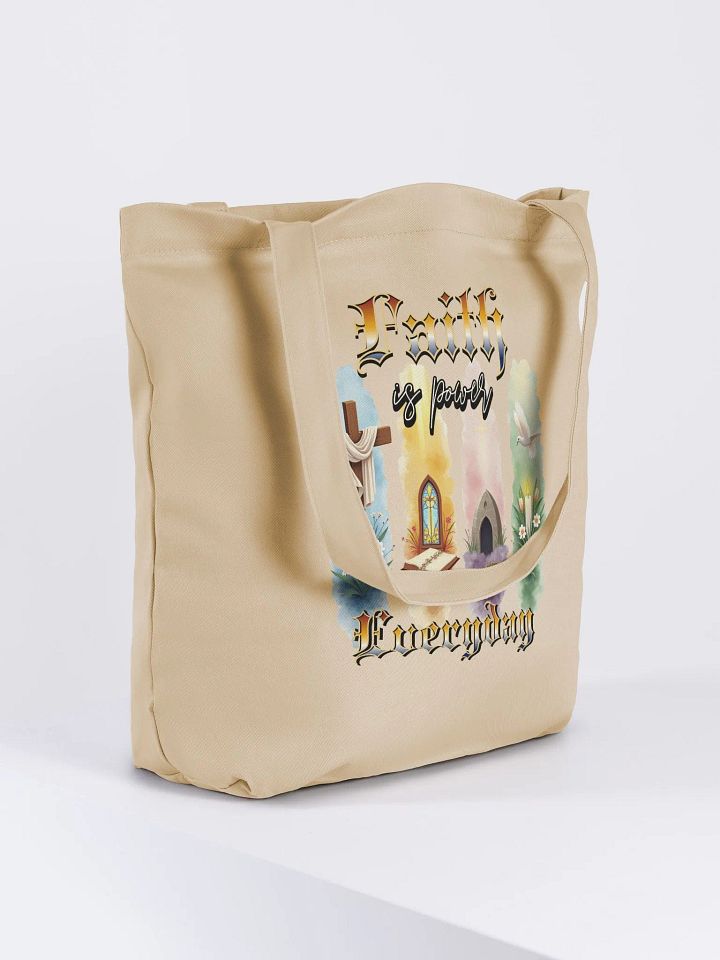 Faith Is Power Everyday Journey Eco Tote Bag product image (4)