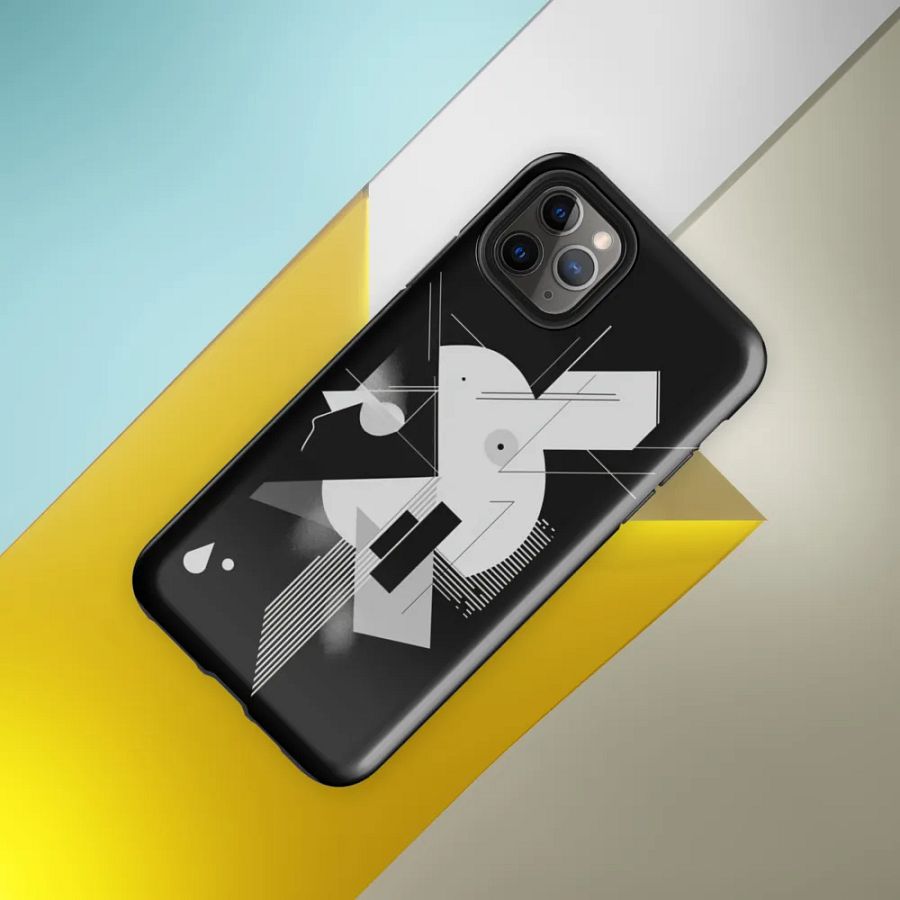 Abstract Persona 002 (Black) (Iphone Tough Case) product image (8)
