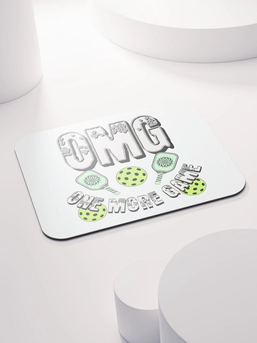 OMG One More Game Pickleball Block Fun Mouse Pad product image (4)