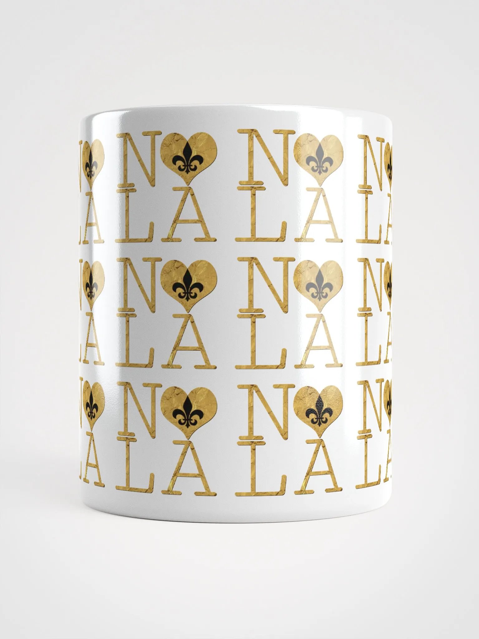I LOVE NOLA **LEGACY MUG** (FULL GOLD WRAP + FULL INFINITY) product image (14)