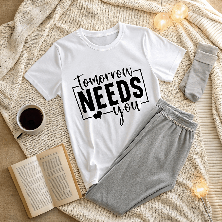 Tomorrow Needs You - Women's White T-Shirt product image (2)