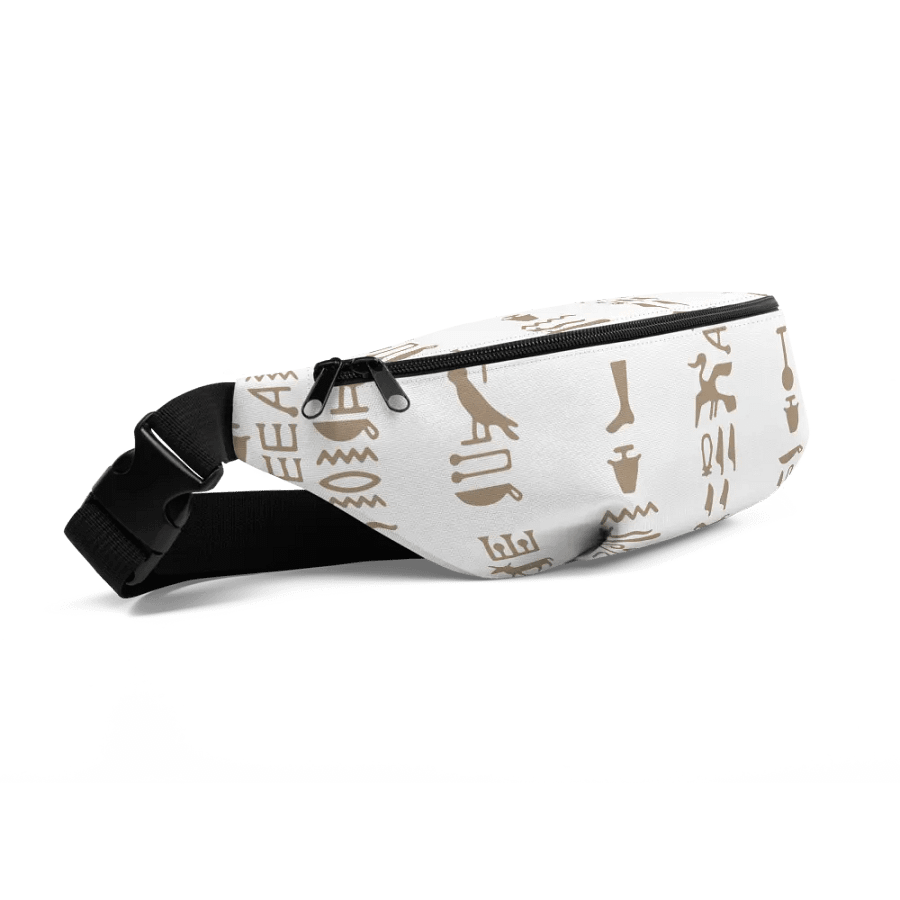 Isis White Hieroglyphs Bag Fanny Pack product image (2)