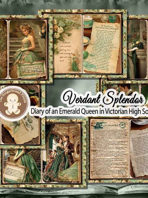 Diary of an Emerald Queen Journal - Verdant Splendor Download product image (4)