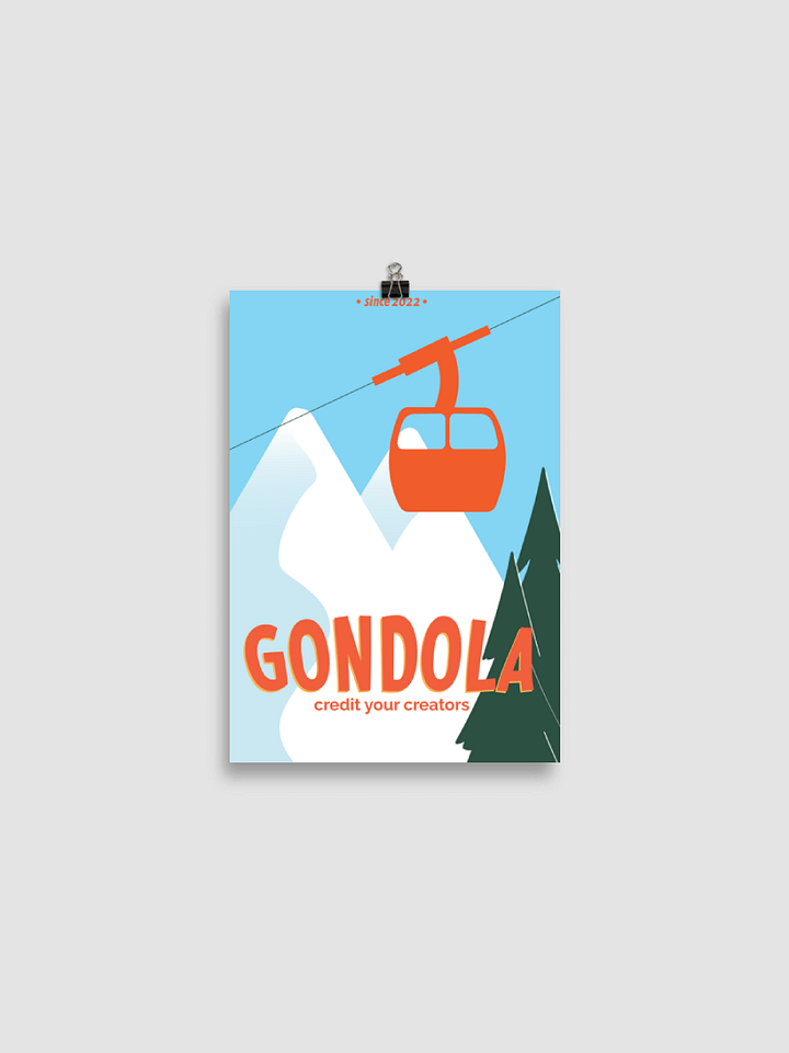 Ski Lift Poster [Enhanced Matte Paper] (various sizes in cm) product image (2)