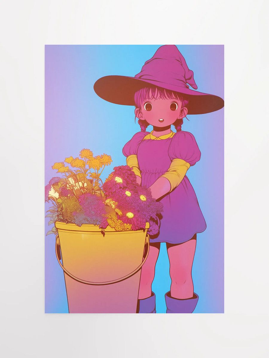 Whimsical Flower Girl Poster product image (4)