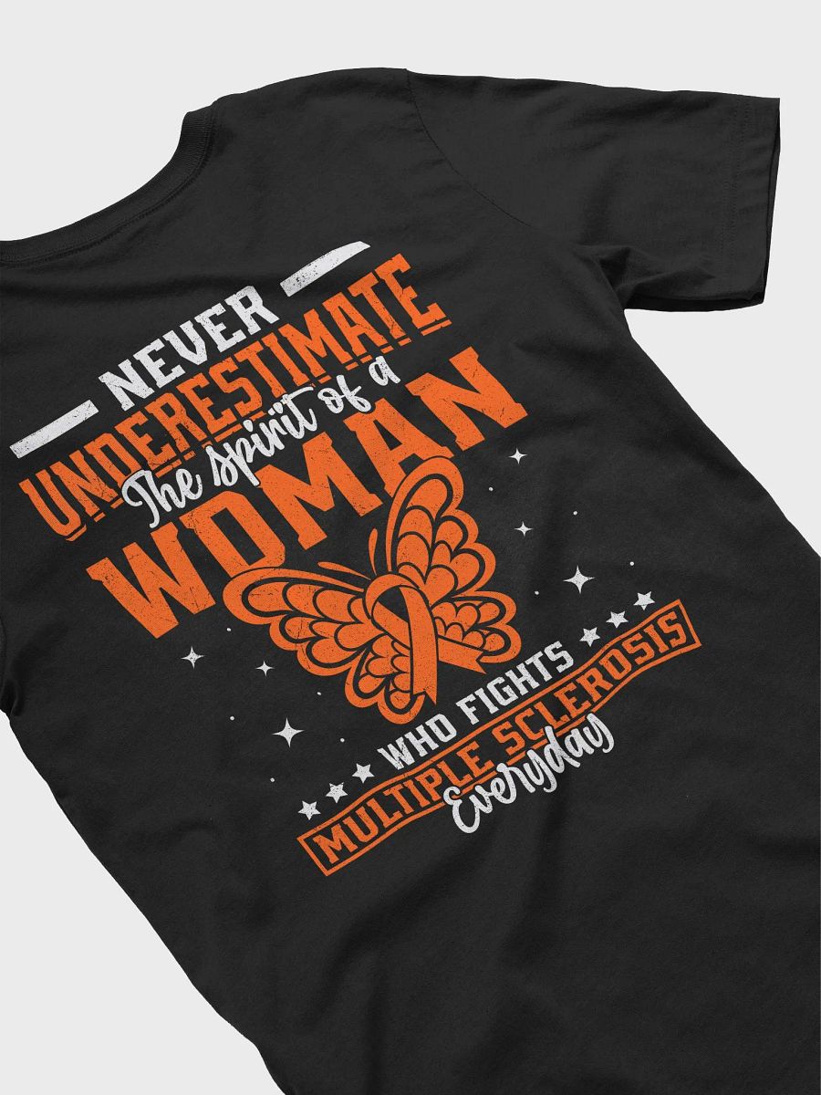 Never Underestimate A Woman Multiple Sclerosis Awareness Tee product image (3)