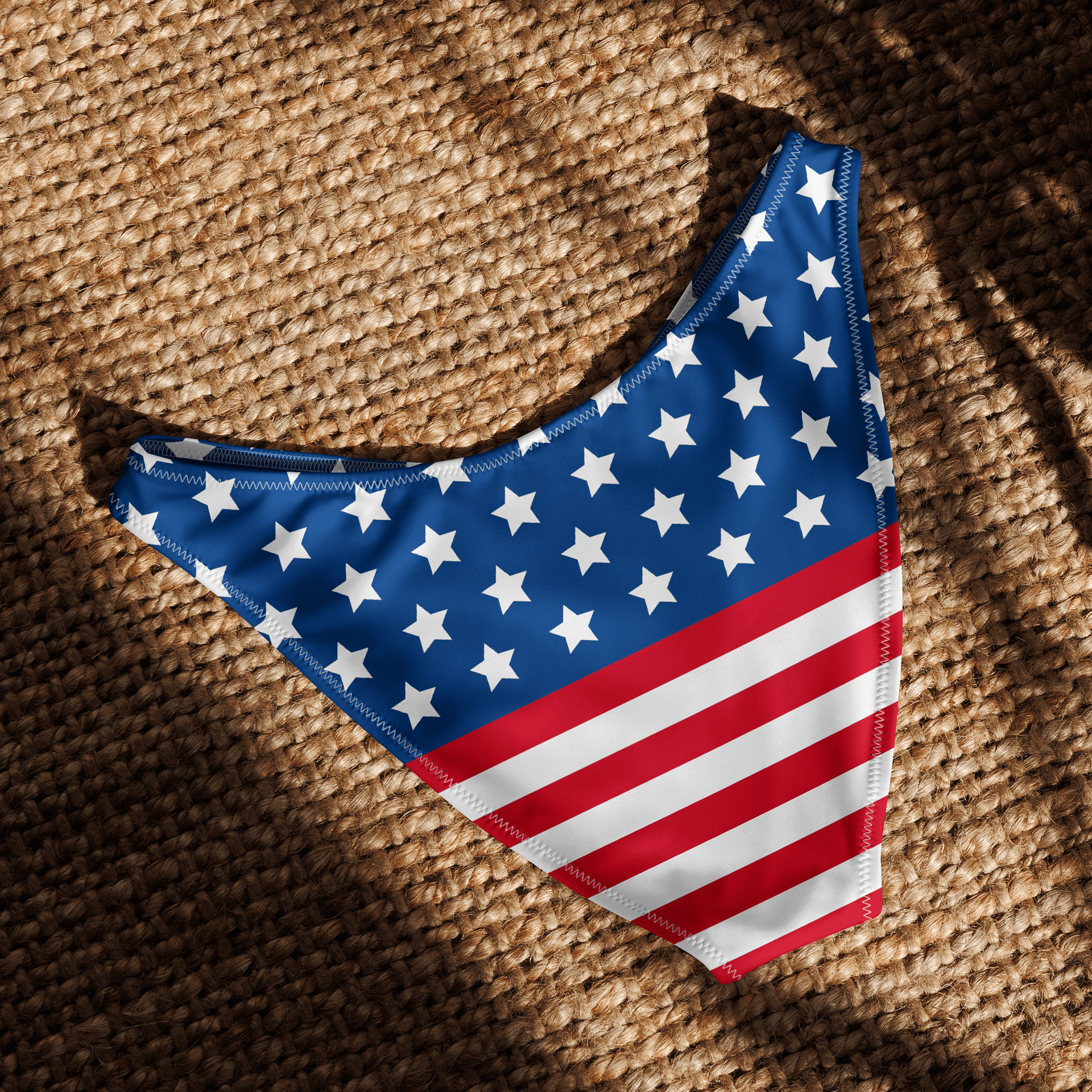 Stars & Stripes All-Over V-Cut Bikini Bottom product image (5)