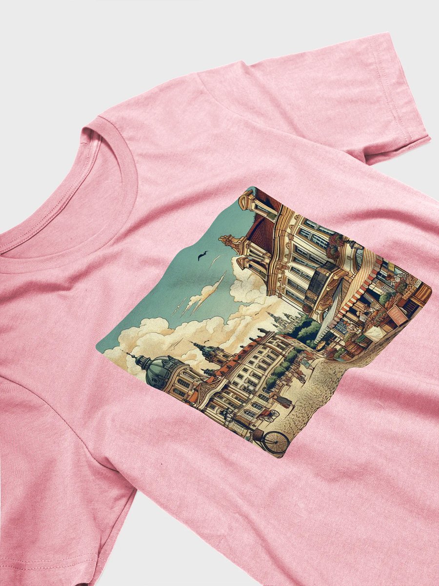 European Urban Scene Graphic T-Shirt | postdam city product image (3)