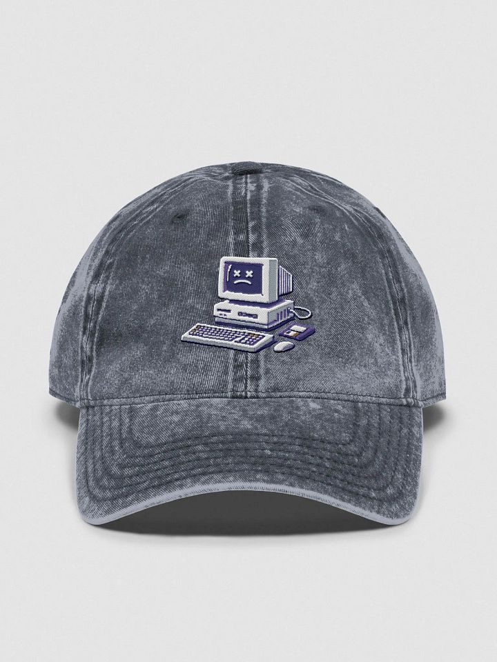 Sad Computer Embroidered Dad Hat product image (1)