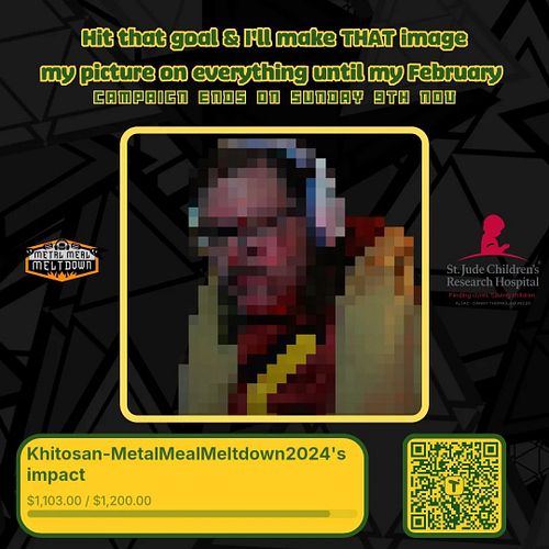 After a Mental METALMEALMELDOWN2024 we raised so much money for @stjudeplaylive but it's not over yet! Help the other melters...