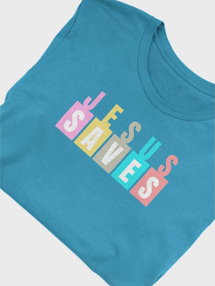 Jesus Saves Tee For Women, Faith Based Shirt product image (2)