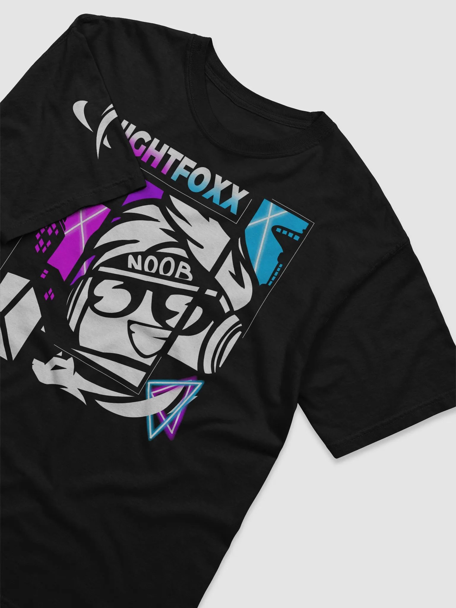 NightFoxx Panel Art Tee Black product image (7)