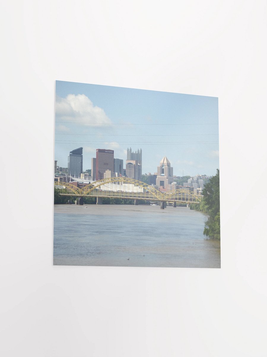 Pittsburgh - Downtown taken from Herr's Island - print/poster product image (3)