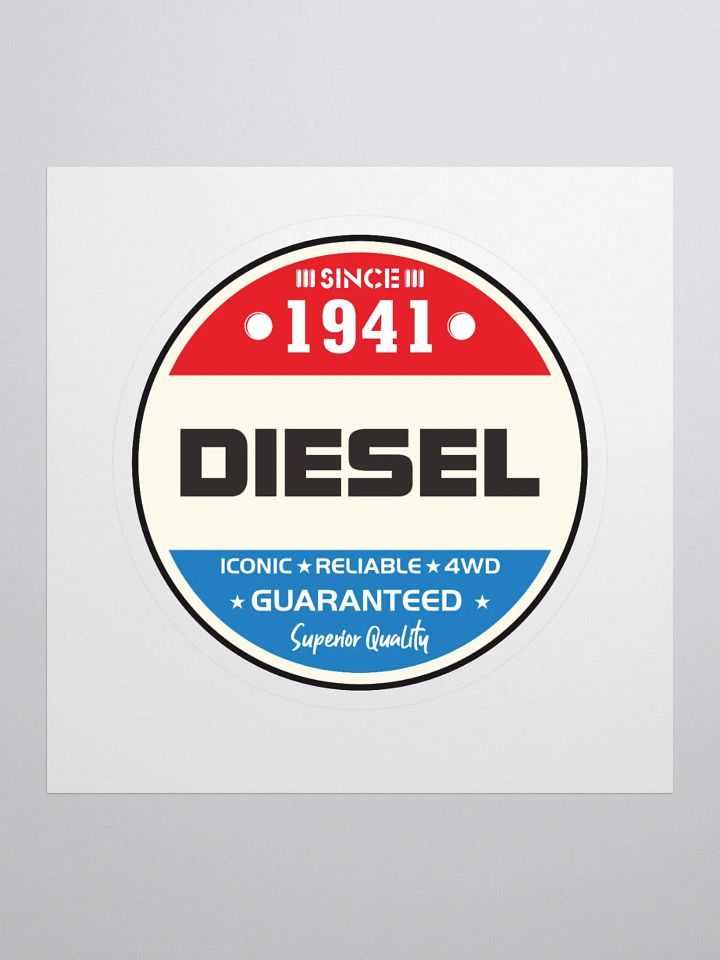 Diesel Since 1941 Emblem Kiss Cut Stickers product image (1)