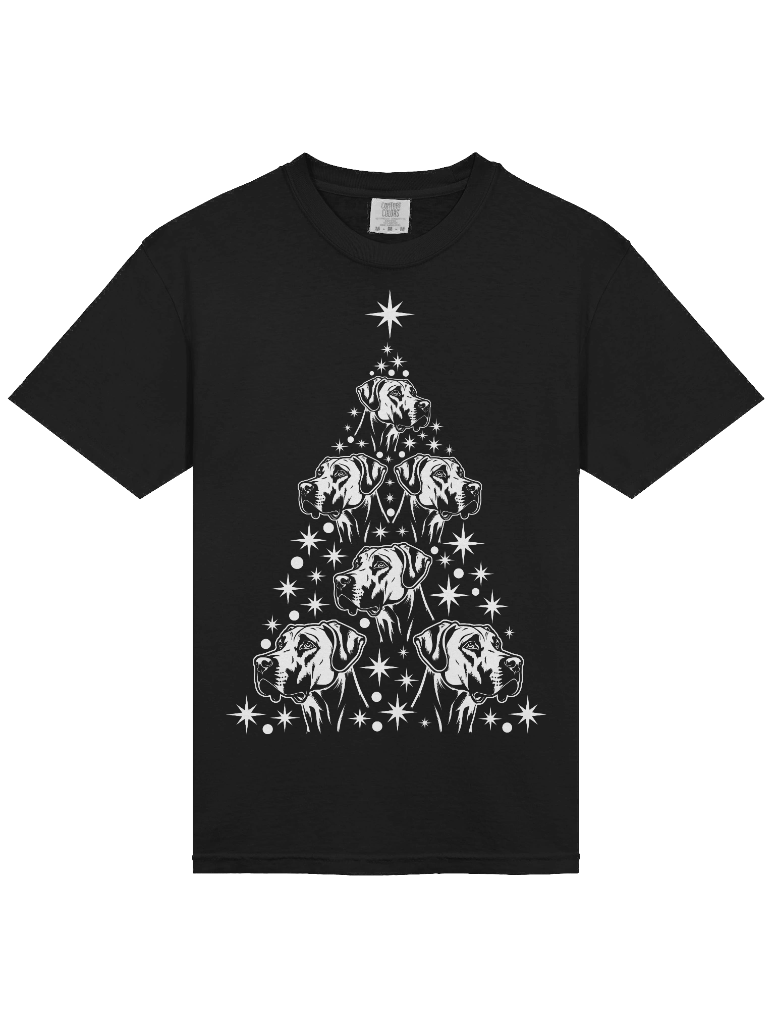 Great Dane Christmas Tree T-Shirt product image (5)