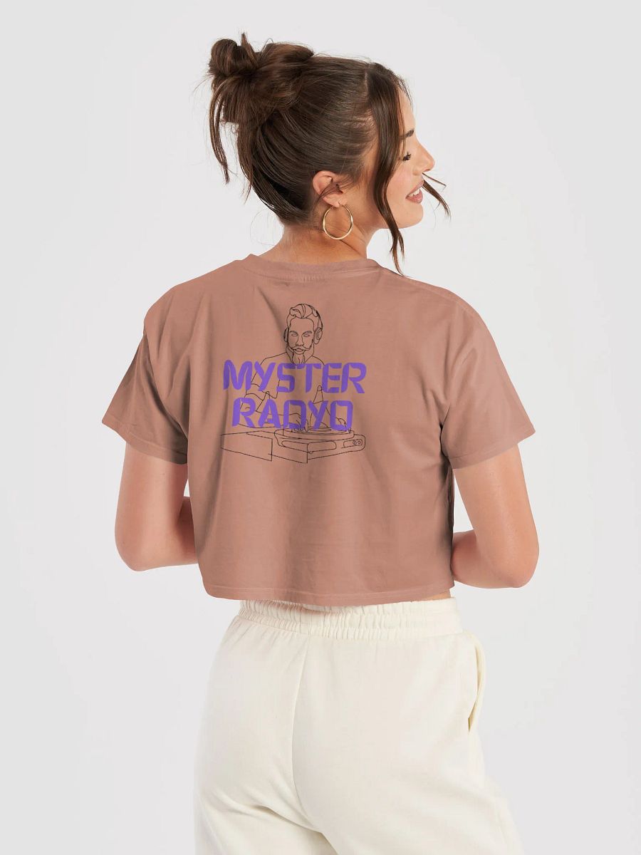 Myster Radyo Women’s Crop Top – "Cute, Cropped, and Kinda Cursed" product image (26)