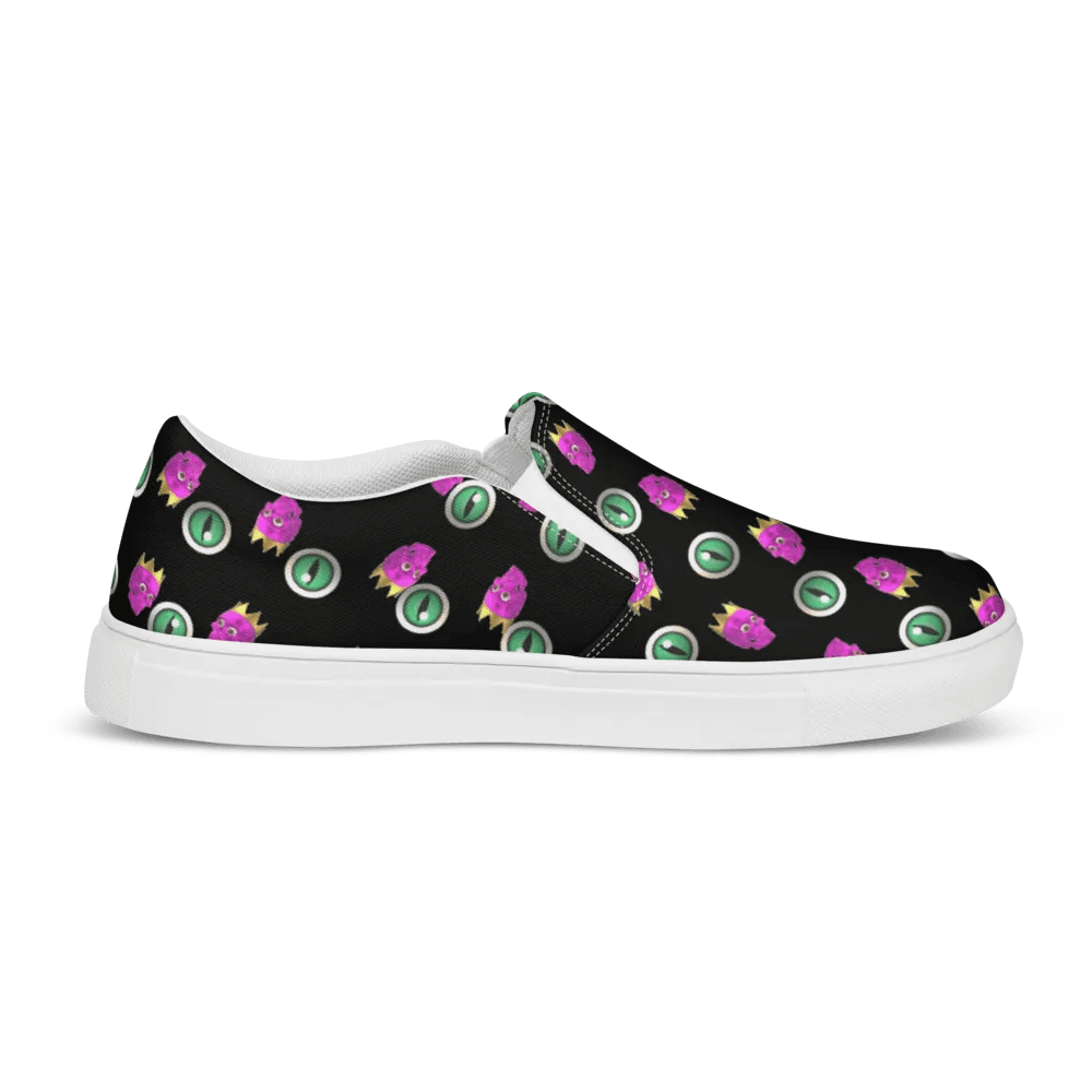 womens canvas skull slipons product image (12)