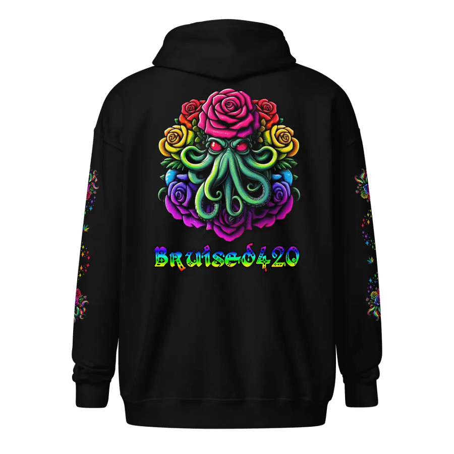PRIDE Cthulhu Royalty Hoodie Zip-Up (Lots of Colors!) (Up to 5xl!) product image (31)