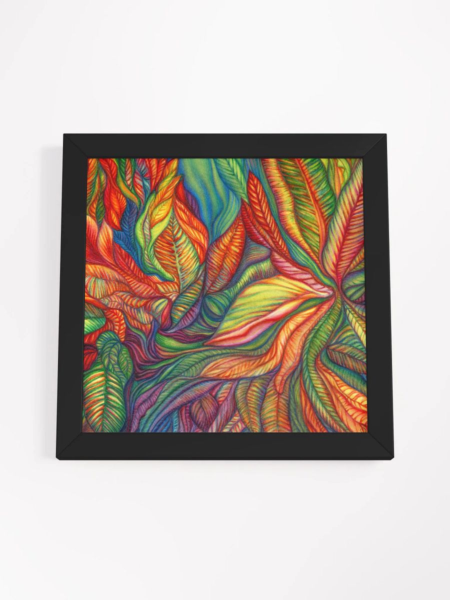 Vibrant Ayous Wood Framed Matte Poster - Tropical Plants product image (58)