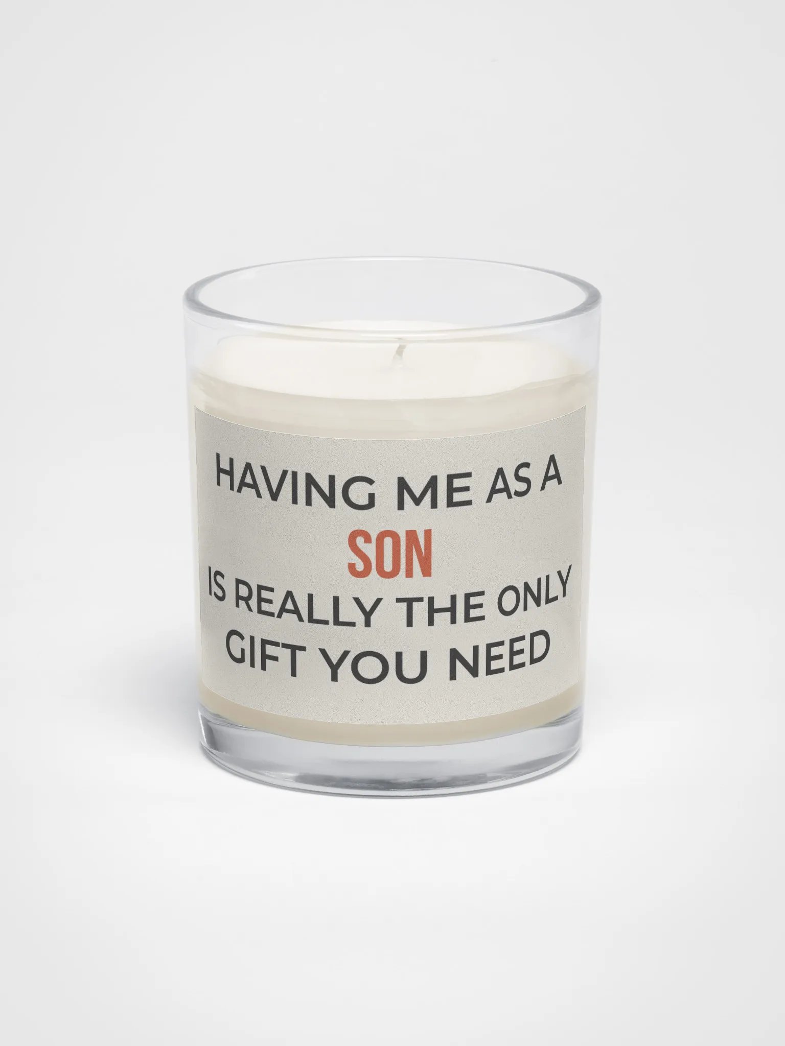 Thoughtful Scented Candle from Sons, Perfect Gift for Mothers Day Father's Day product image (1)