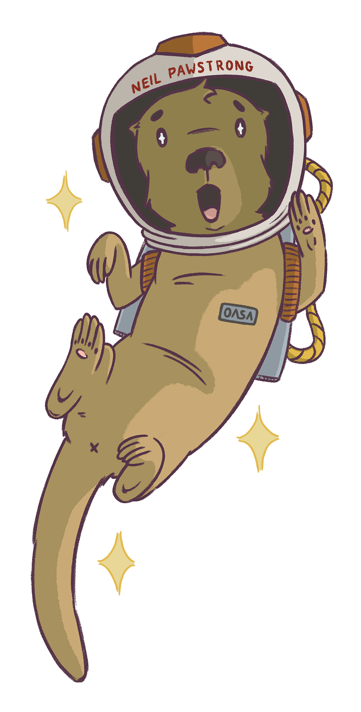 sticker : otternaut product image (1)
