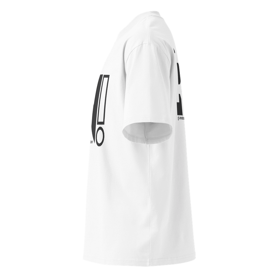RN! Organic Unisex White Oversized Tee product image (3)