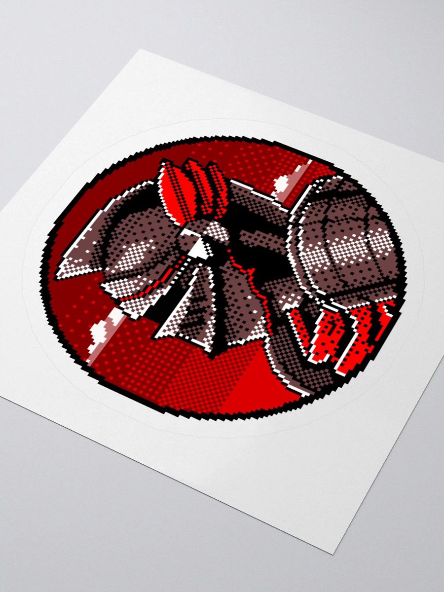 Crimson Knight Pixel Sticker product image (3)