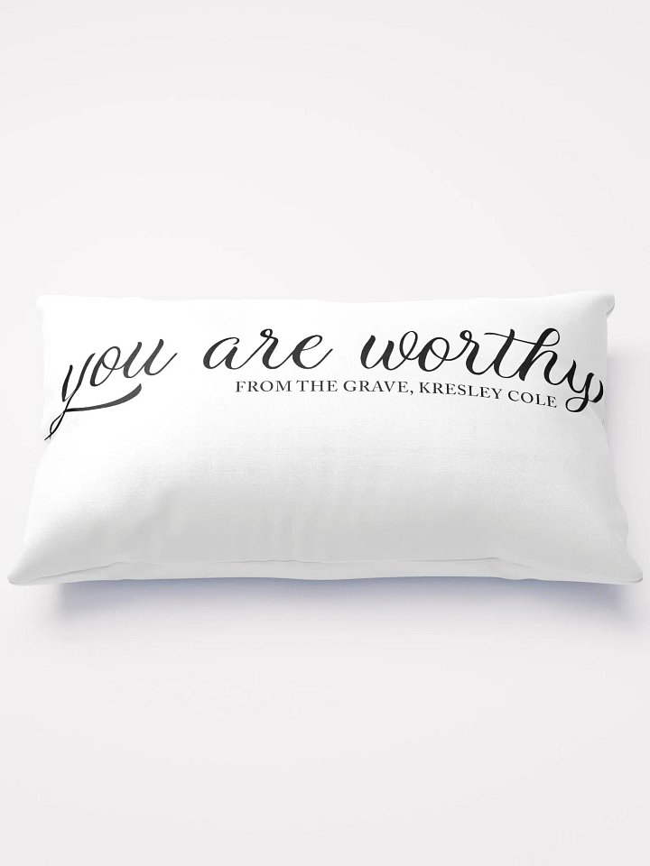 You Are Worthy Pillow product image (1)