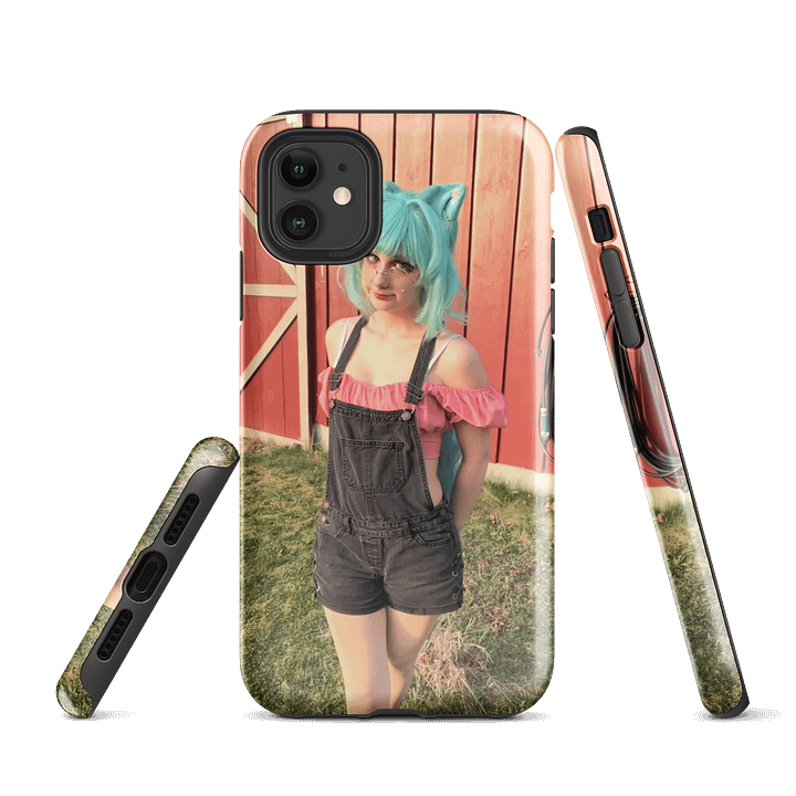 Original Cat Girl OC Phone Case (Barnlight Breeze) featuring hanyuuberry – iPhone product image (1)