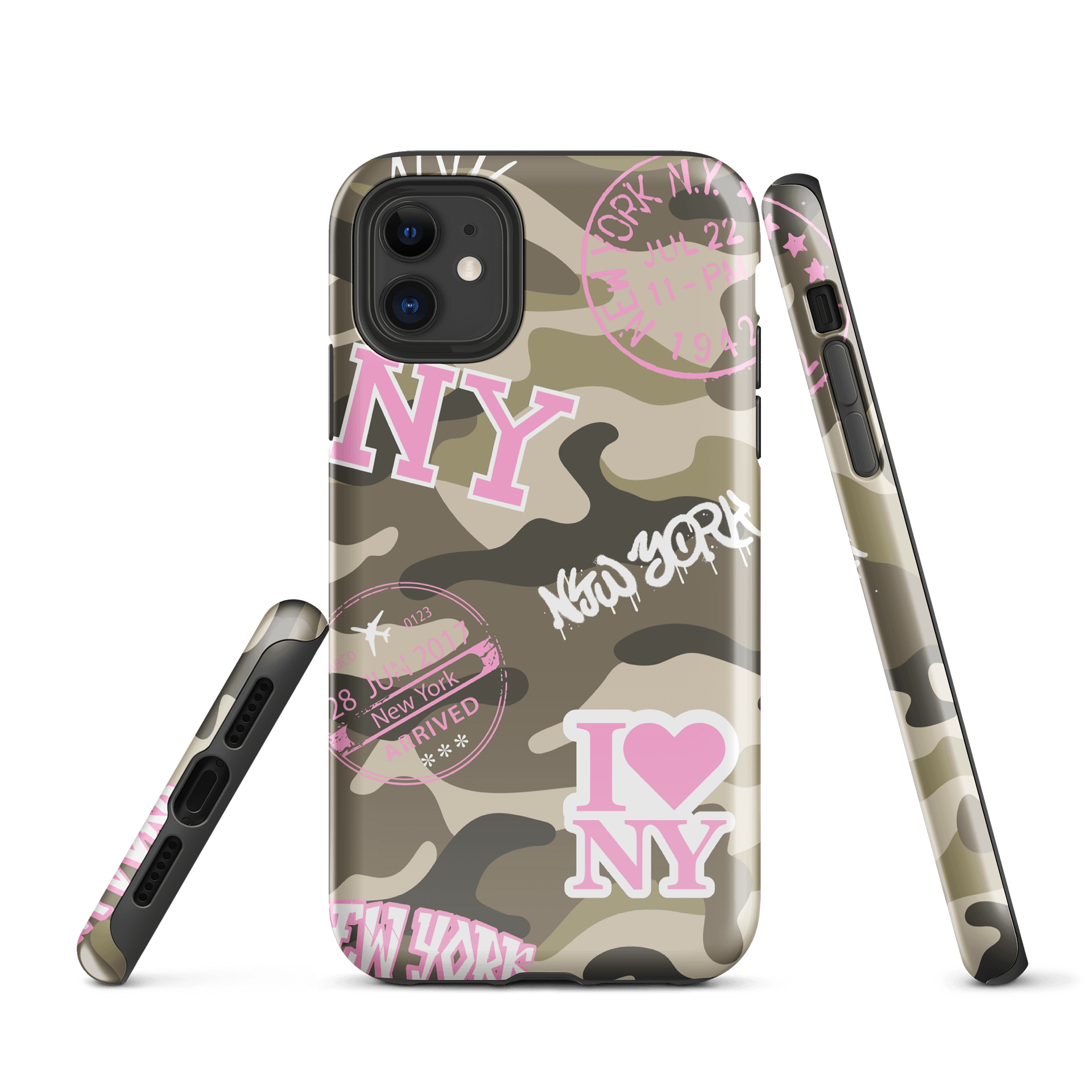 camo girl i phone case product image (1)