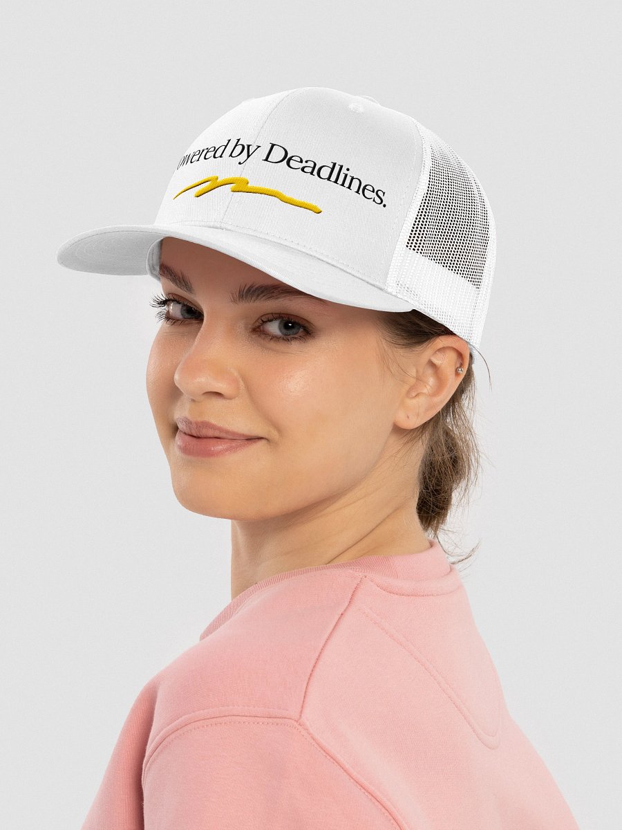 Powered by Deadlines Trucker Hat product image (10)