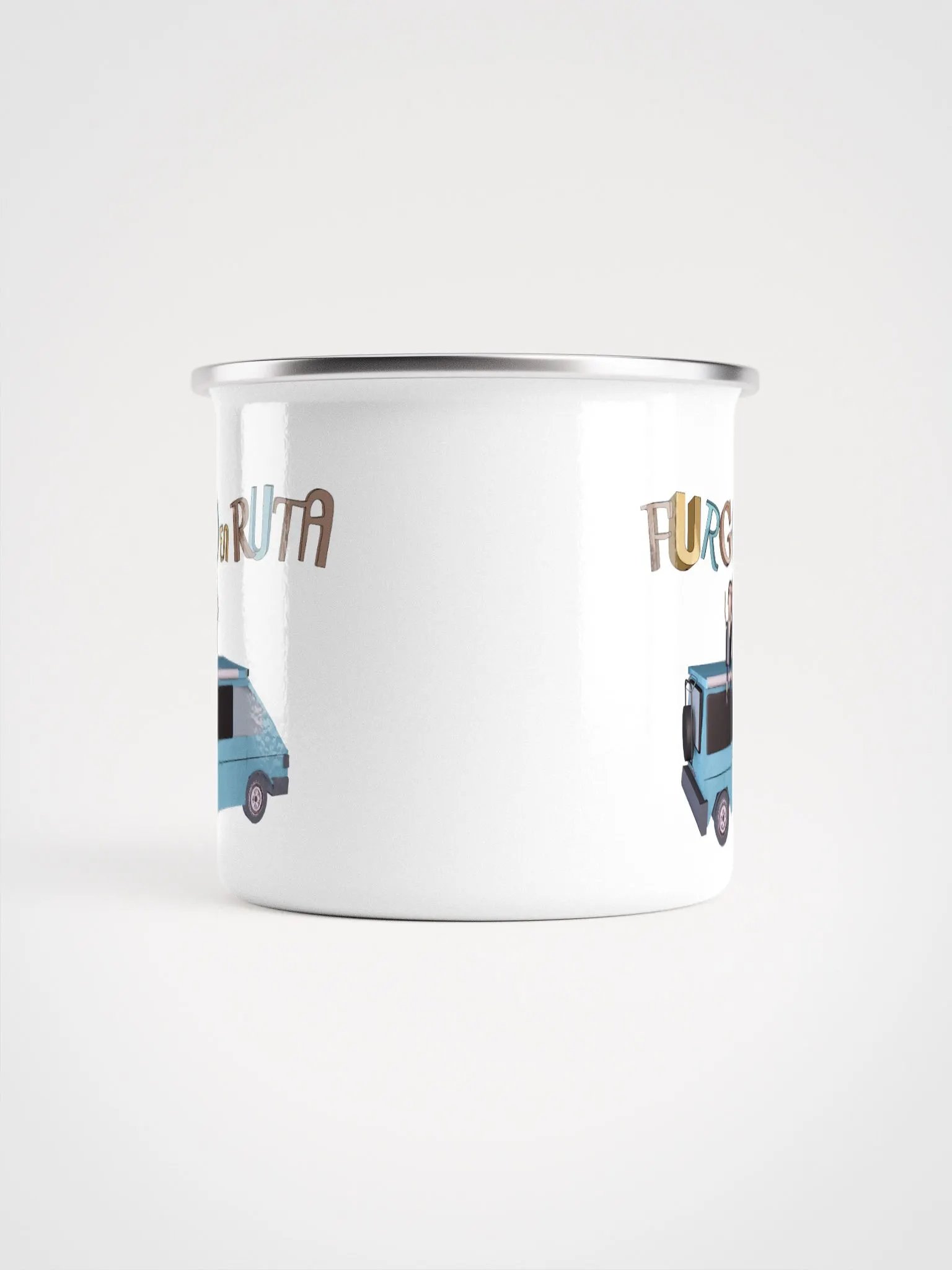 La taza de peltre de Furgo en ruta product image (2)
