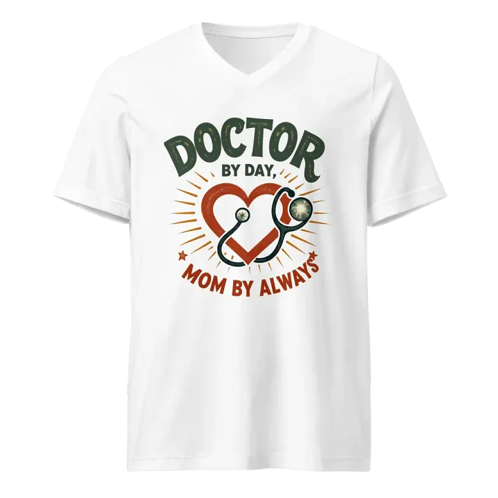 Heartfelt Doctor & Mom V-Neck Tee product image (1)