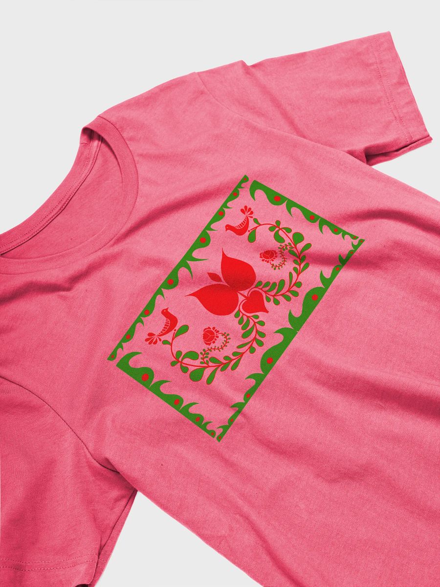 Hungarian Folk Art Red & Green T-Shirt product image (3)