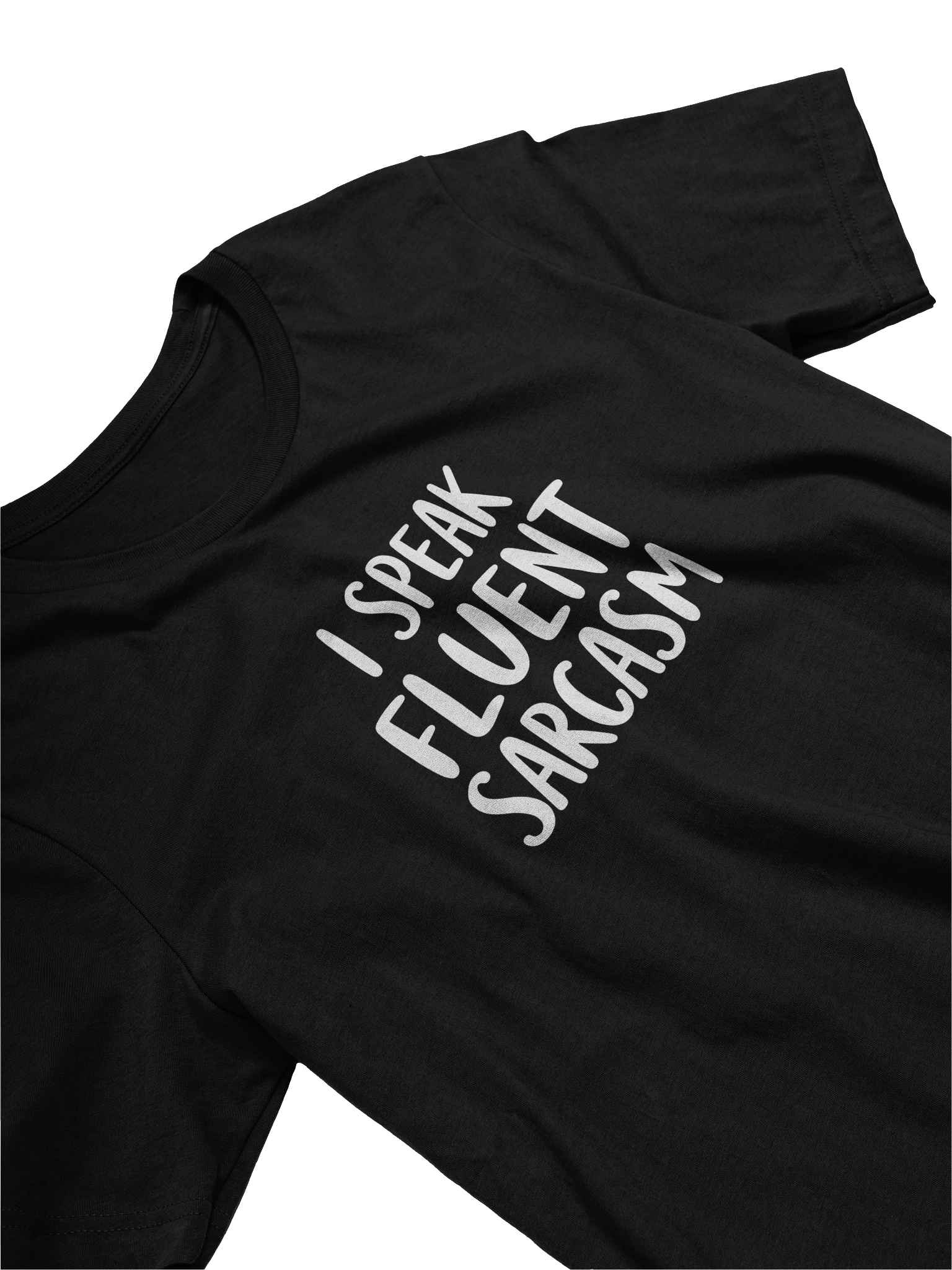 I Speak Fluent Sarcasm Funny T-Shirt - Sarcastic Humor Tee - Bella Canvas 3001 Unisex Shirt product image (23)