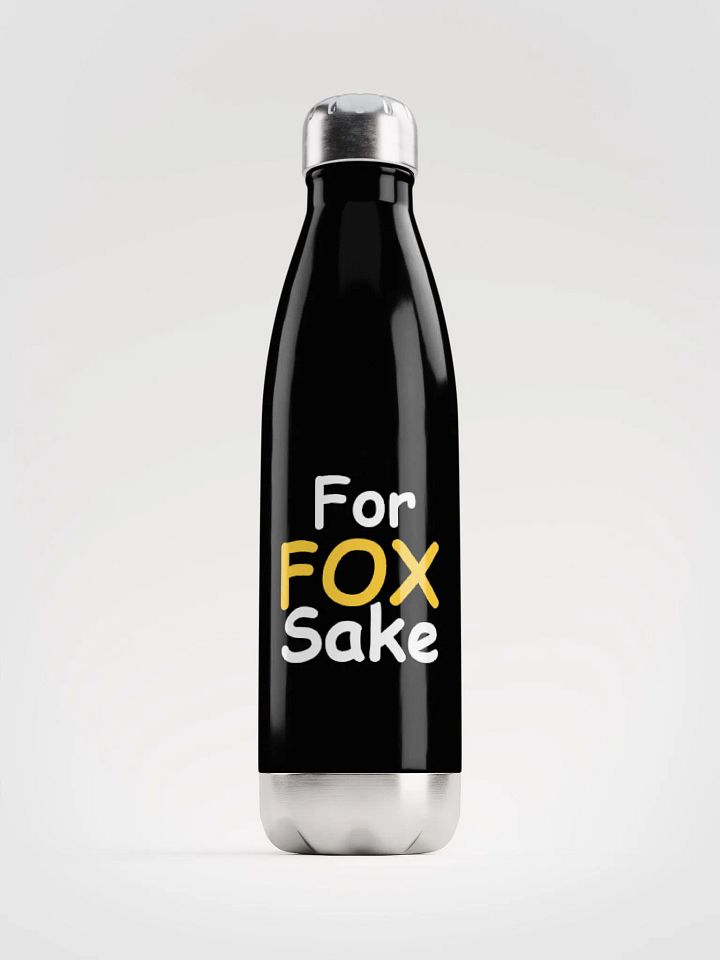 For Fox Sake Stainless Steel Water Bottle product image (1)