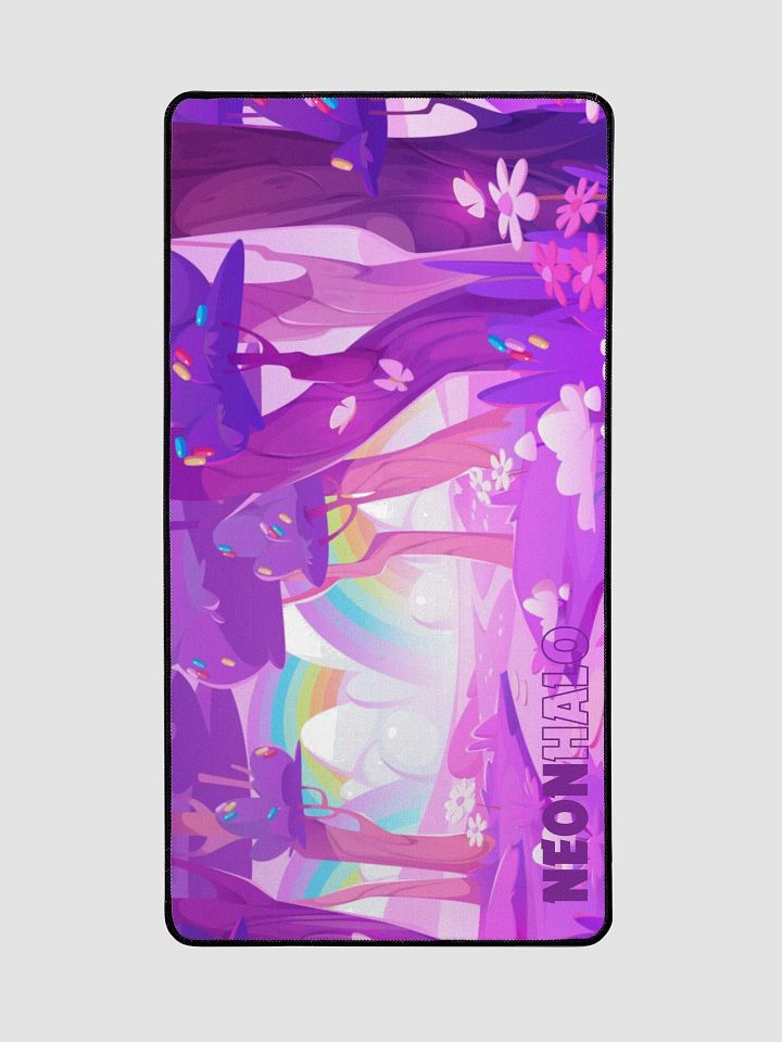 NeonHalo Rainbow Vibrant Desk Mat product image (2)