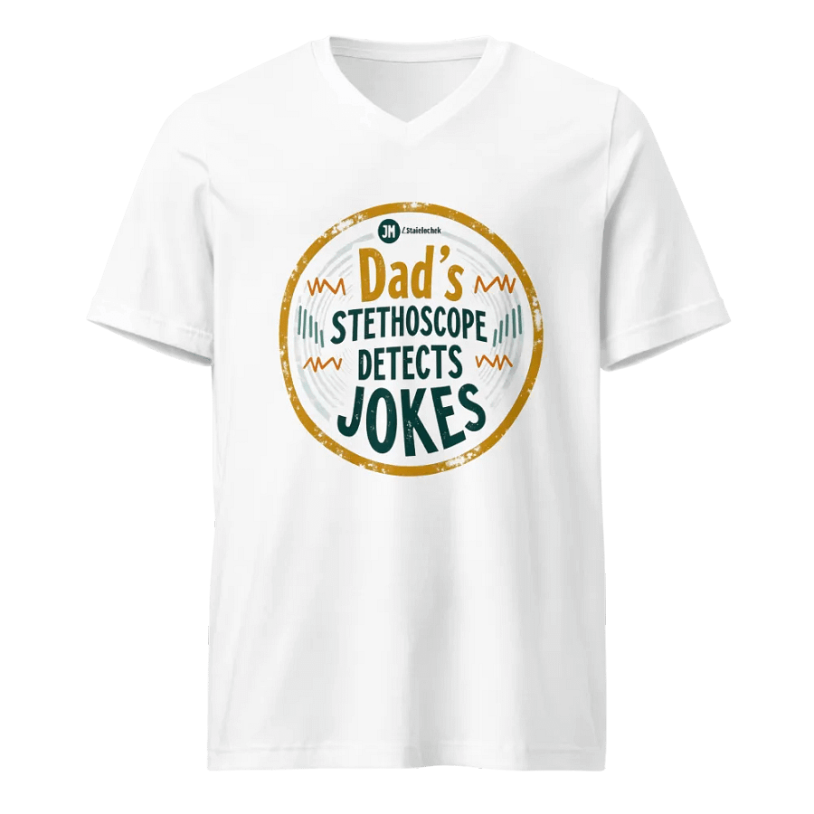 Vintage Dad's Stethoscope V-Neck Tee product image (5)