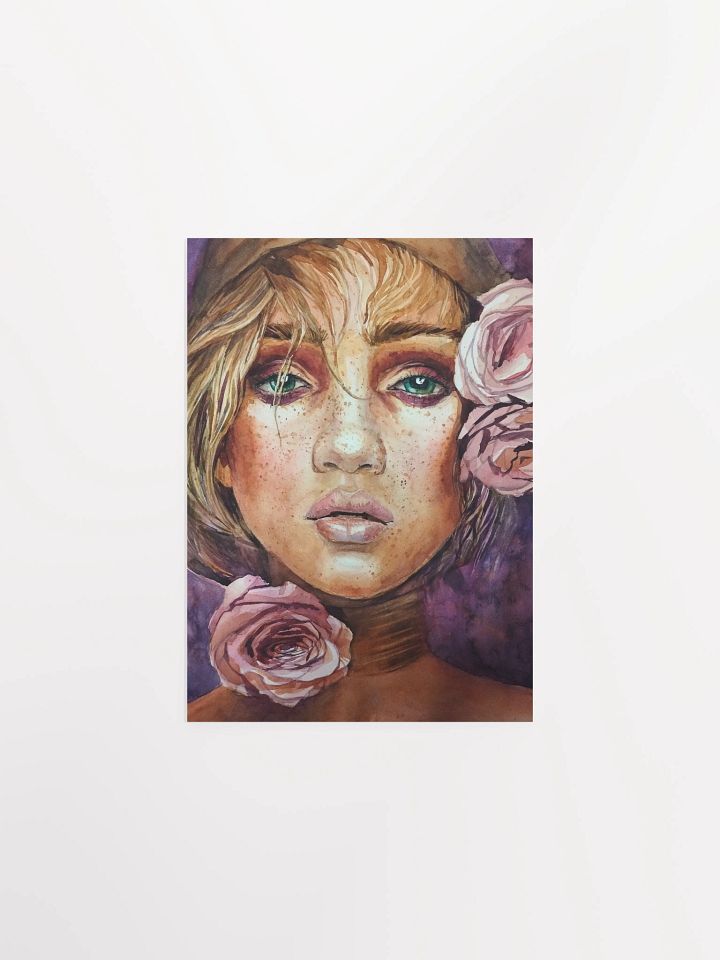 Freckled Beauty - Watercolor Poster product image (2)