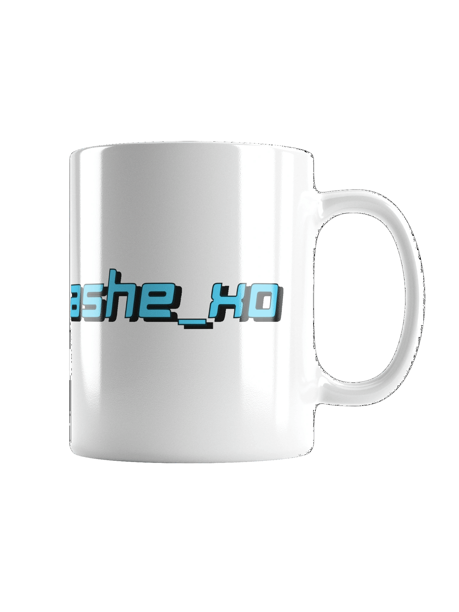 White Mug Blue/Black Logo Loading product image (2)
