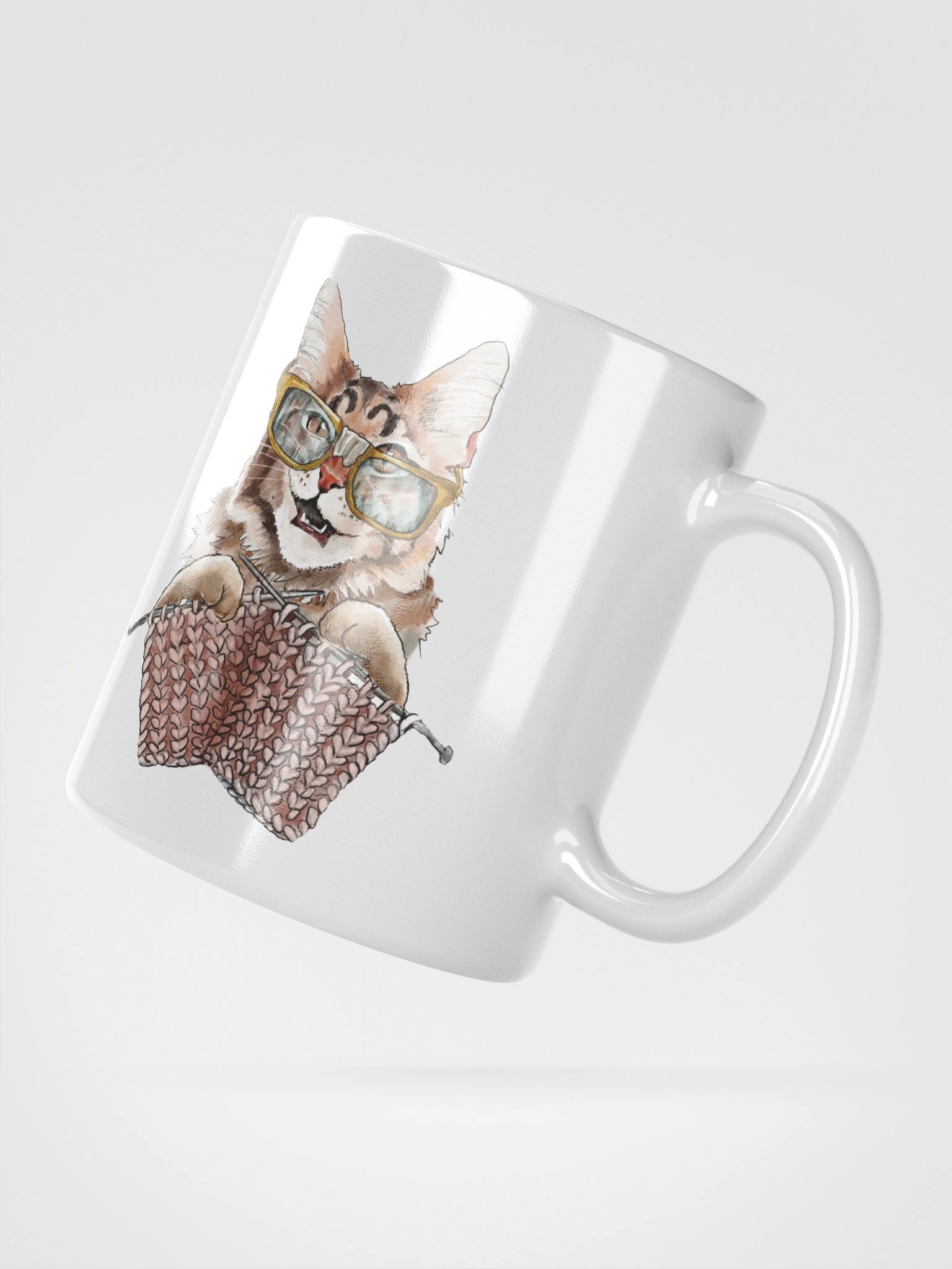 Knitting Cat with Glasses product image (4)
