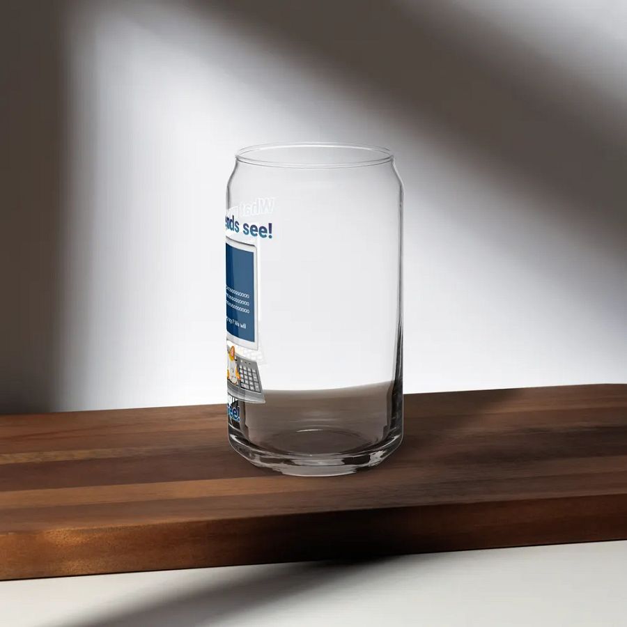 Sleeping Cat Can-Shaped Glass product image (6)