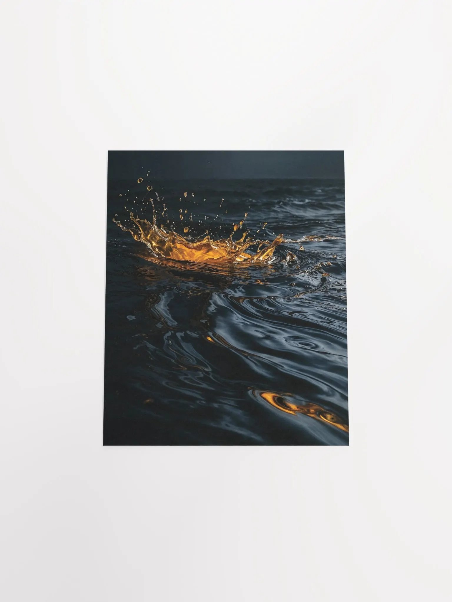 Golden Splash Enhanced Matte Poster product image (29)