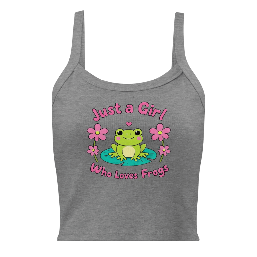 Frog Lover's Micro-Rib Tank Bella+Canvas (Women's) product image (1)