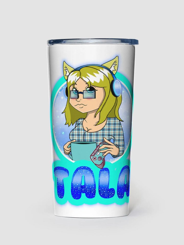 Gamer Cat Stainless Steel Tumbler product image (1)