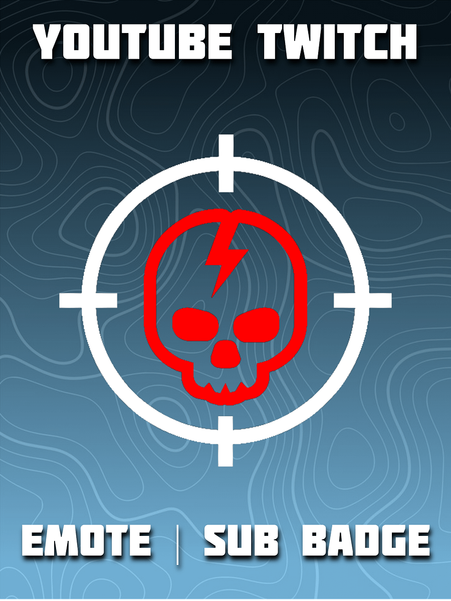 Headshot Icon YouTube Twitch Emote Sub Badge product image (1)