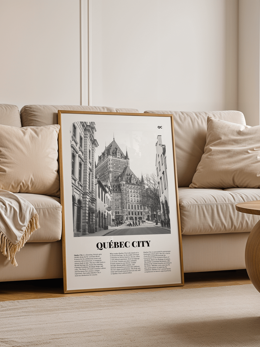 Quebec City 01 Newspaper Poster product image (4)